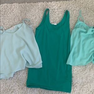 The BLUE GREEN TRIO (3)